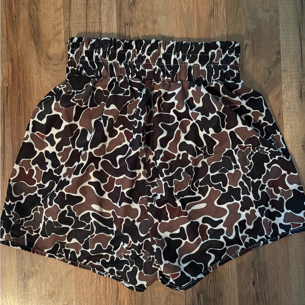 Camouflage Patterned Shorts